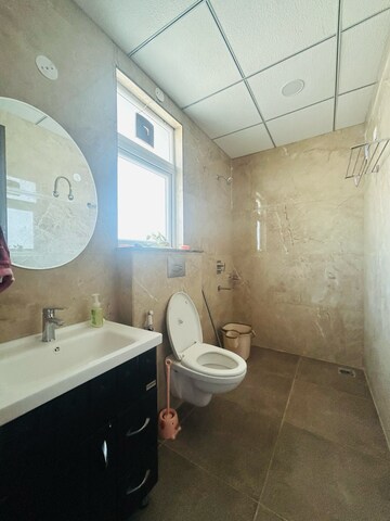 Bathroom in 3 BHK Apartment at KharaR-Kurali Highway – for Rent