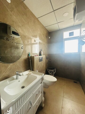 Bathroom in 3 BHK Apartment at KharaR-Kurali Highway – for Rent