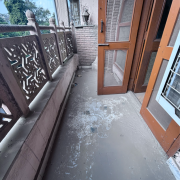 Balcony in 2 BHK Builder Floor at Malviya Nagar – for Rent