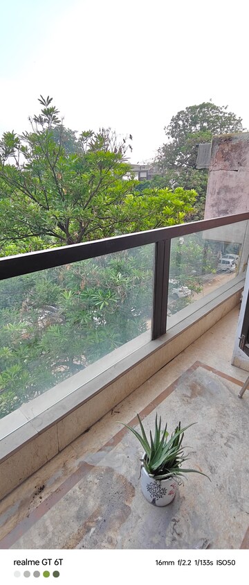 Balcony in 2 BHK Builder Floor at Malviya Nagar – for Rent