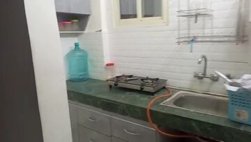 Kitchen in 1 BHK Builder Floor at Mehrauli – for Rent