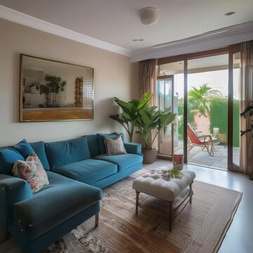 Living Room in 3 BHK Apartment at Srijan Solus, Madhyamgram – for Sale