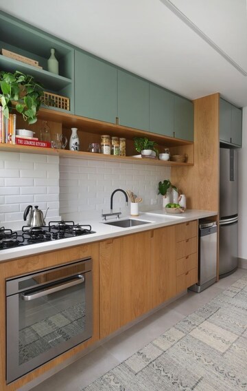 Kitchen in 2.5 BHK Apartment at Srijan Eternia, Madhyamgram – for Sale