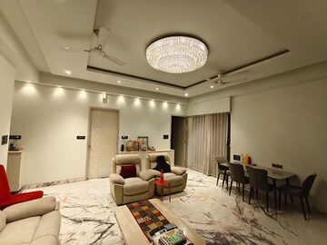 Living Room in 3 BHK Apartment at Enpar Lotus Residency, Lower Parel – for Rent