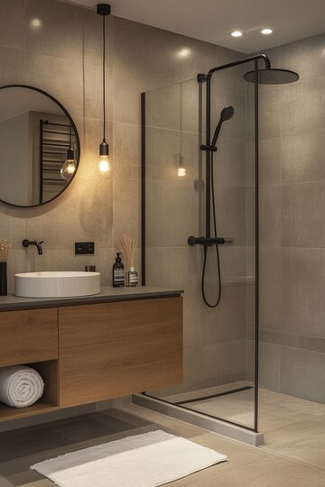 Bathroom in 2.5 BHK Apartment at Srijan Optima, Rajarhat New Town – for Sale