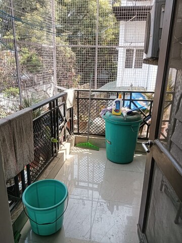 Balcony in 3 BHK Builder Floor at Greater Kailash I – for Rent