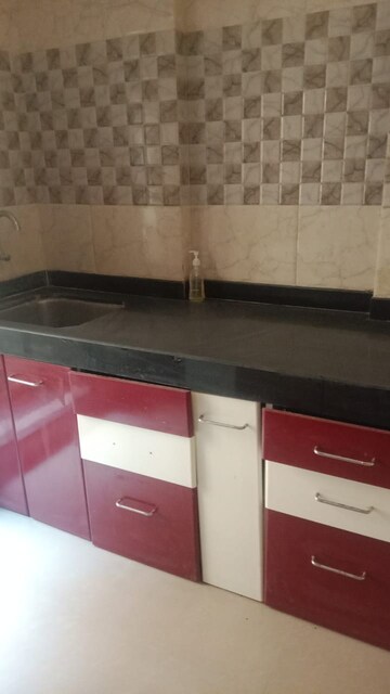 Kitchen in 1 BHK Apartment at Rishabh Tower, Virar West – for Rent