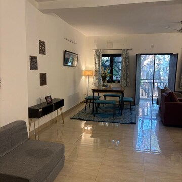 Living Room in 1 BHK Builder Floor at Safdarjang Enclave – for Rent