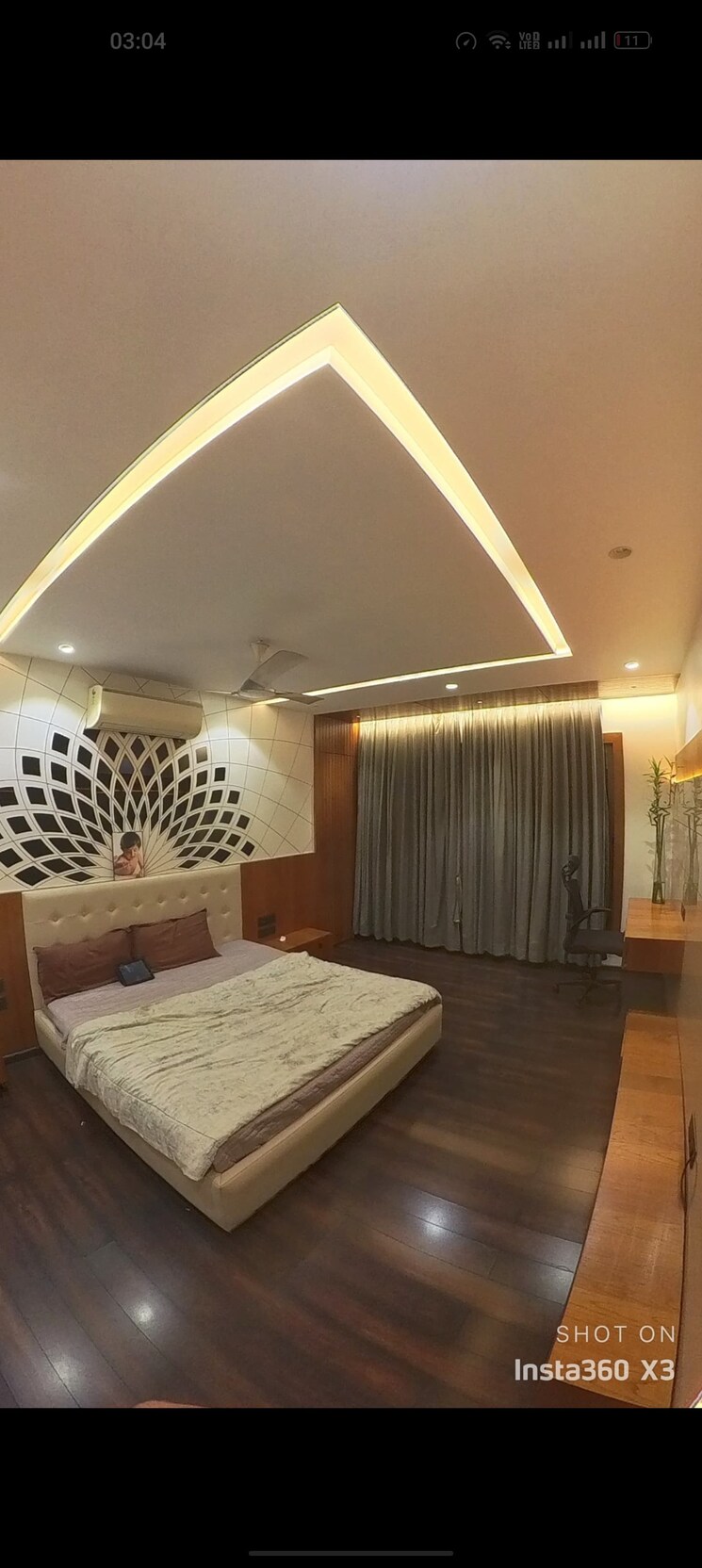 Bedroom, pal 3 Bedroom 3008 Sq.Ft. Apartment In Pal Surat 8296240