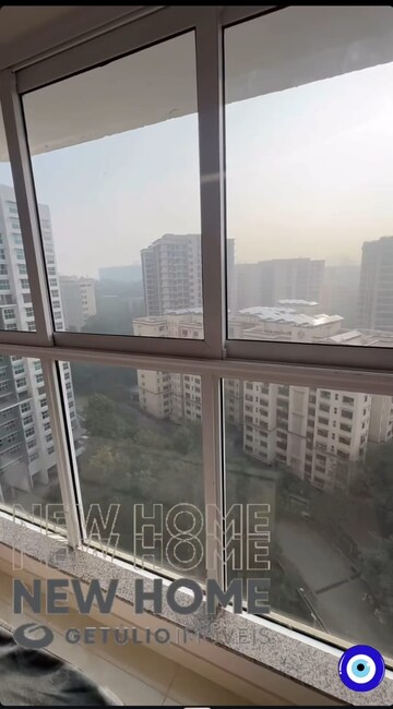 Balcony in 2 BHK Apartment at LnT Veridian, Powai – for Rent