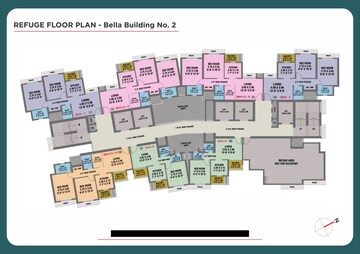 Floor Plan in 2 BHK Builder Floor at Arihant Avanti, Shilphata – for Sale