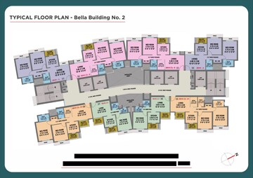 Floor Plan in 2 BHK Builder Floor at Arihant Avanti, Shilphata – for Sale