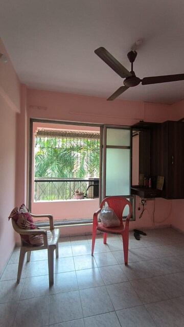 Living Room in 1 BHK Apartment at Gharkul CHS Kamothe, Kamothe – for Rent