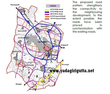  Plot – Map Location View at Bhuvanagiri - for Sale