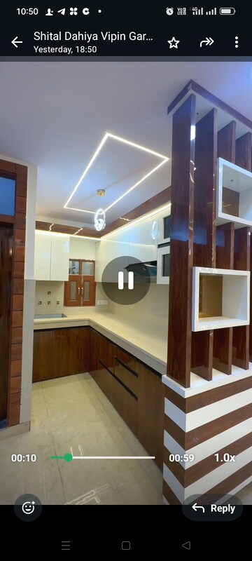 Kitchen in 3 BHK Builder Floor at Vipin Garden – for Sale