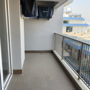 Balcony in 4 BHK Builder Floor at DLF Gardencity Enclave, Sector 93 – for Rent