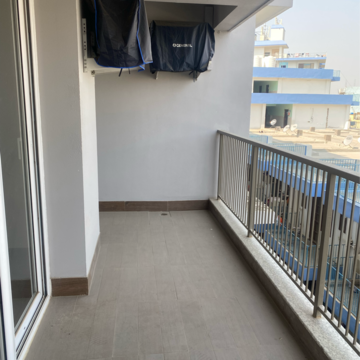 Balcony in 4 BHK Builder Floor at DLF Gardencity Enclave, Sector 93 – for Rent