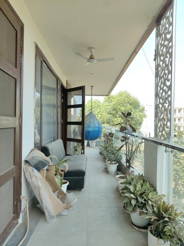 Balcony in 3 BHK Apartment at Ardee City, Sector 52 – for Rent