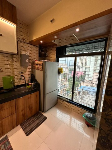 Kitchen in 1 BHK Apartment at Shreeji Dham Apartment, Ghansoli – for Rent