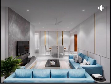 Living Room in 3 BHK Apartment at Ajmera Beverly Hills and Royal Empire, Andheri West – for Sale