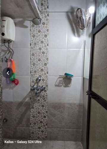 Bathroom in 1 BHK Apartment at Soham Parijat Gardens, Ghodbunder Road – for Sale