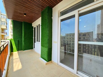 Building Lobby in 2 BHK Apartment at Green Valley Heights, Dhakoli Village – for Sale