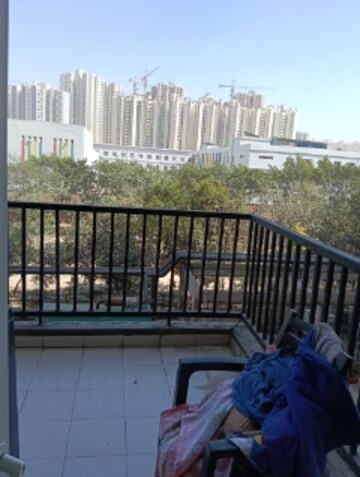 Balcony in 3 BHK Apartment at La Residentia, Tech Zone 4 Greater Noida – for Rent