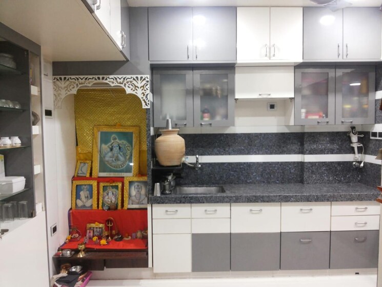 Kitchen, lok-upvan-apartment-phase-2 2 Bedroom 850 Sq.Ft. Apartment In Vasant Vihar Thane 8296997