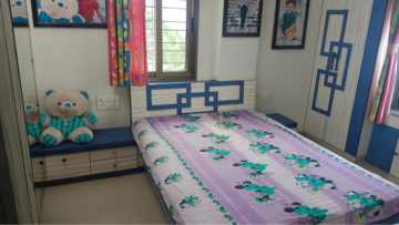 Bedroom in 3 BHK Apartment at Om Shanti Apartment, Kharadi Bypass Road – for Sale