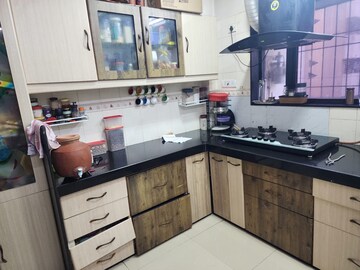 Kitchen in 3 BHK Apartment at ISM House, Kandivali East – for Rent