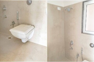Bathroom in 1 BHK Apartment at Puranik Rumah Bali, Ghodbunder Road – for Rent
