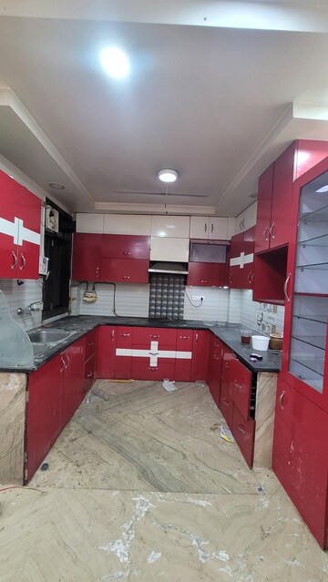 Kitchen in 3 BHK Builder Floor at Dilshad Colony – for Sale