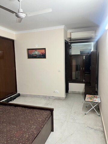 Living Room in 2 BHK Builder Floor at Palm Residency Chhatarpur, Chattarpur – for Rent