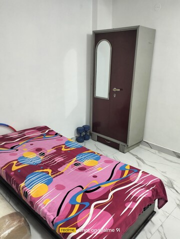 Bedroom in 2 BHK Builder Floor at Palm Residency Chhatarpur, Chattarpur – for Rent