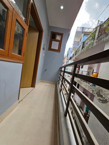 Balcony in 1 BHK Builder Floor at Freedom Fighters Enclave – for Rent