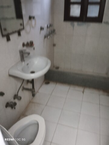 Bathroom in 1 BHK Builder Floor at Lajpat Nagar I – for Rent