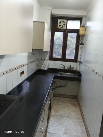 Kitchen in 1 BHK Builder Floor at Lajpat Nagar I – for Rent