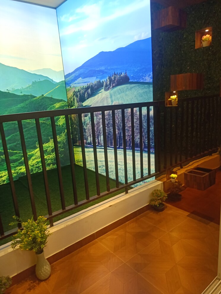 Balcony, green-square 2 Bedroom 750 Sq.Ft. Apartment In Kasarvadavali Thane 8297376