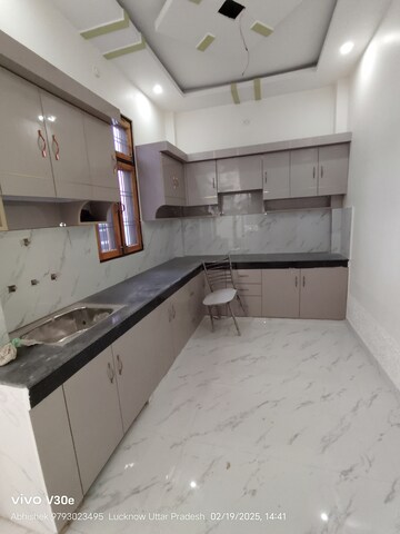 Kitchen in 3 BHK Independent House at Jankipuram Extension – for Sale