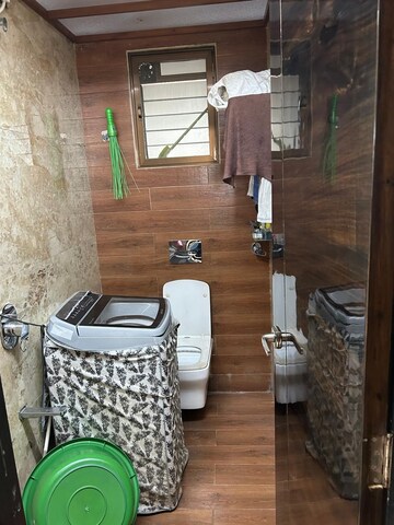 Bathroom in 3 BHK Apartment at Kasturi Heights, Kharghar – for Rent