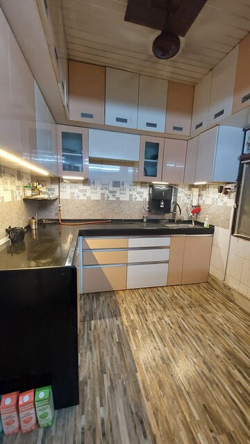 Kitchen in 1 RK Apartment at Shatrughan Kutir CHS, Yashaswi Nagar – for Rent