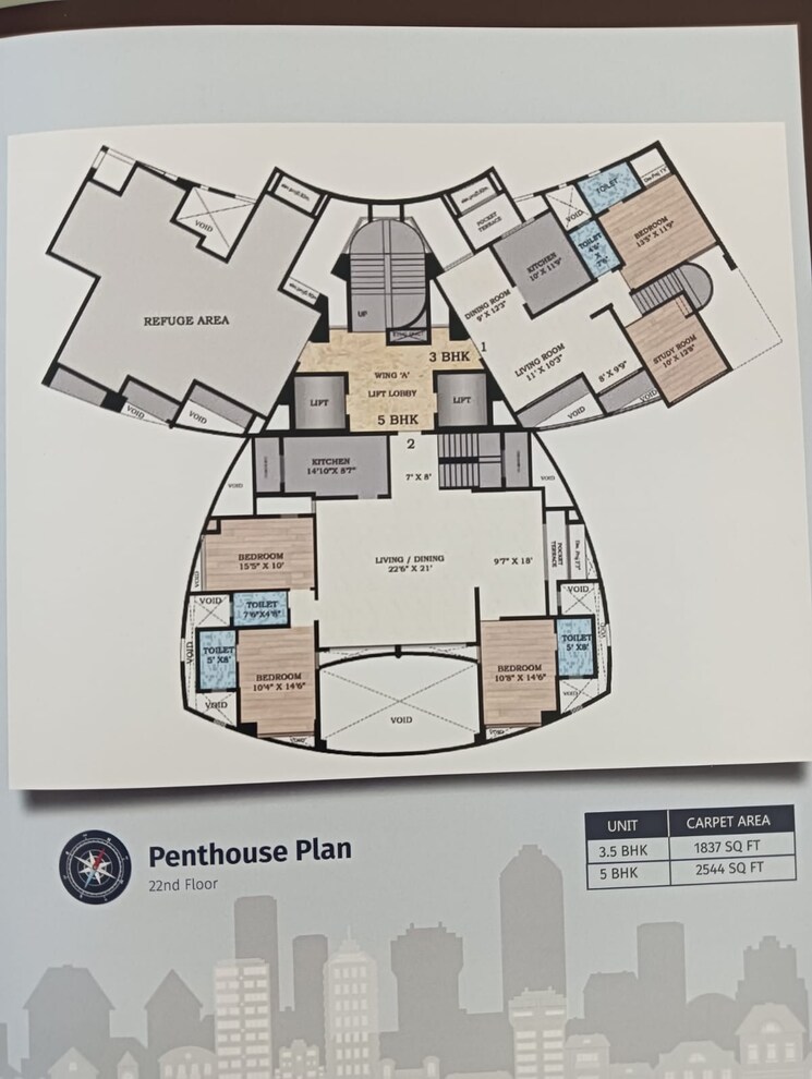 Map Location, blue-mountains 4 Bedroom 2428 Sq.Ft. Apartment In Malad East Mumbai 8297600