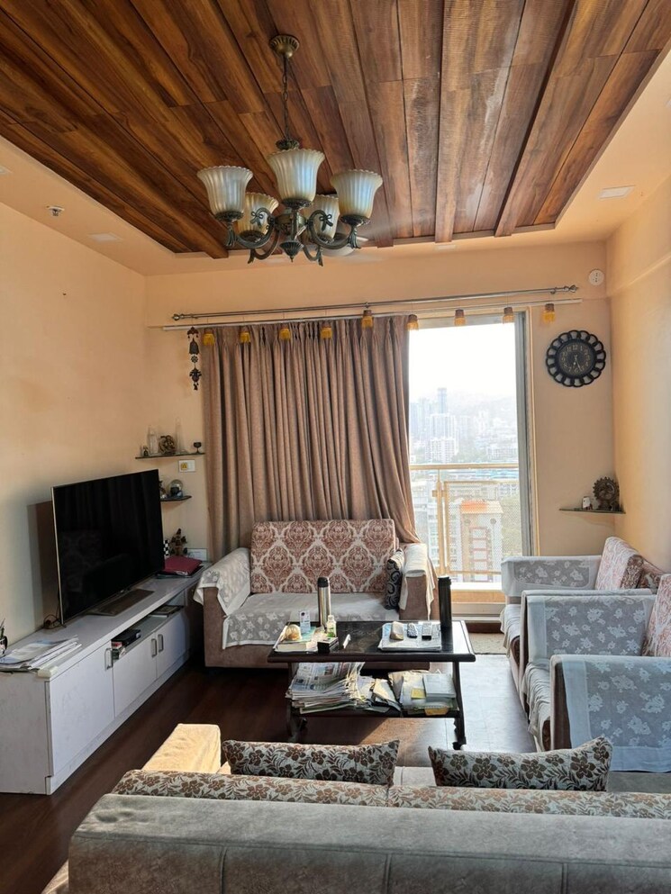 Living Room, ashar-sapphire 2 Bedroom 649 Sq.Ft. Apartment In Kapur Bawdi Thane 8297624