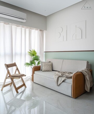Living Room in 1 BHK Apartment at Piramal Revanta, Mulund West – for Sale
