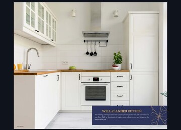 Kitchen in 1 BHK Apartment at Mahaveer Solitaire Edge, Kandivali East – for Sale