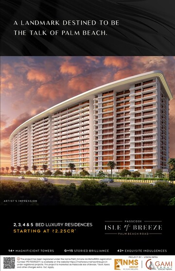 4 BHK Builder Floor – Exterior View View at NMS Palm Amore, Sector 46 - for Sale