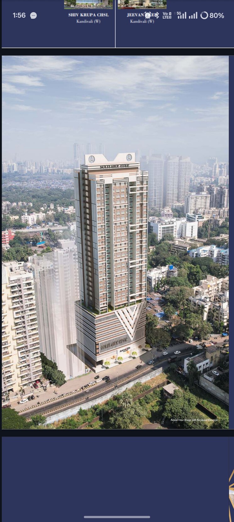 Exterior View, mahaveer-solitaire-edge 2 Bedroom 633 Sq.Ft. Apartment In Kandivali East Mumbai 8297822