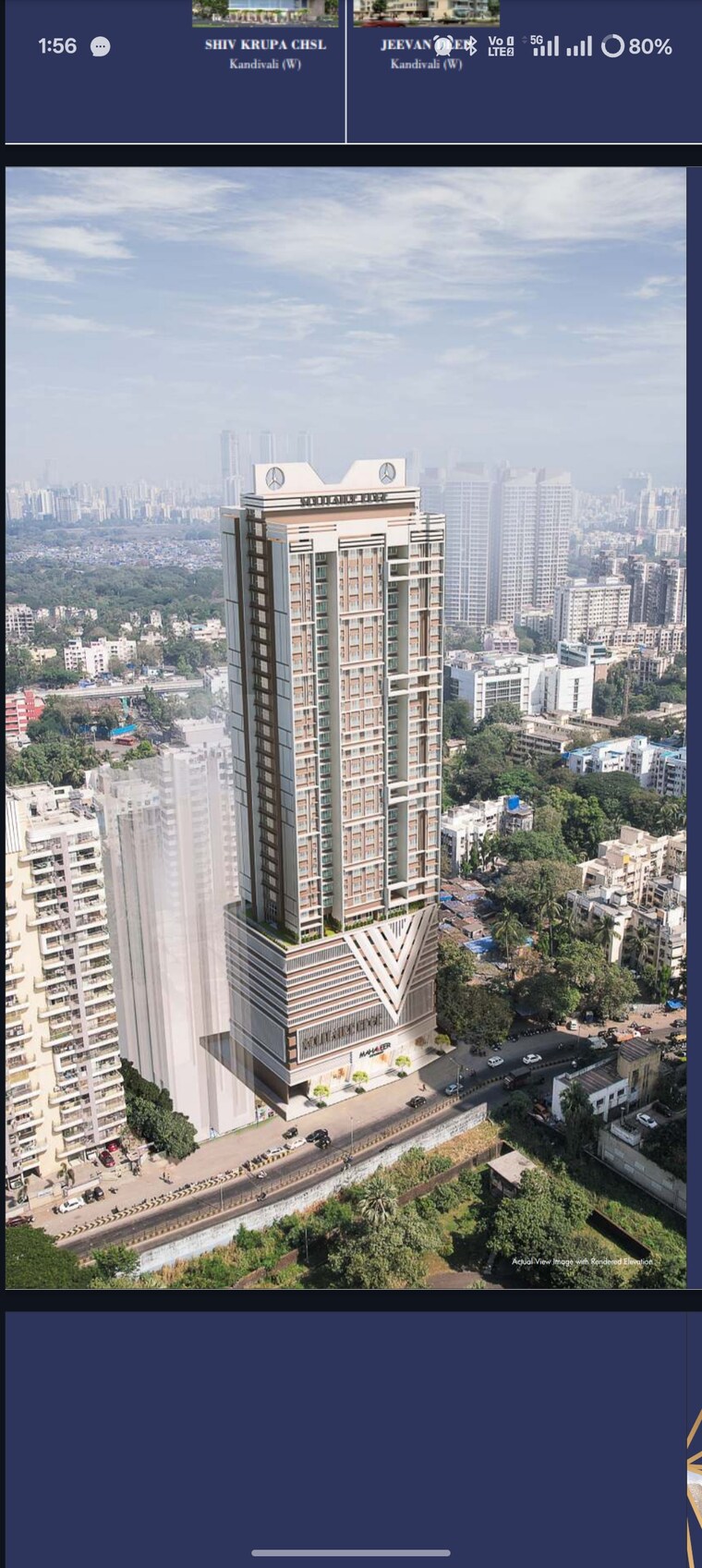 Exterior View, mahaveer-solitaire-edge 2 Bedroom 633 Sq.Ft. Apartment In Kandivali East Mumbai 8297822