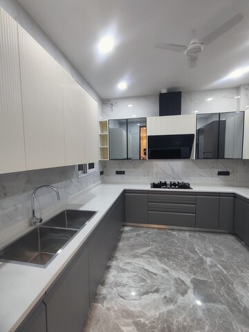 Kitchen in 3 BHK Builder Floor at Greater Kailash I – for Sale