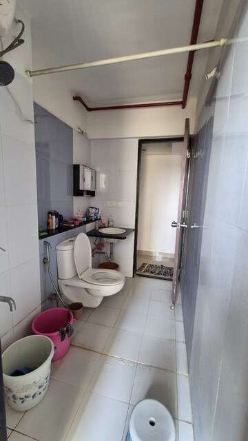Bathroom in 1 BHK Apartment at Paranjape Blue Ridge, Hinjewadi – for Rent